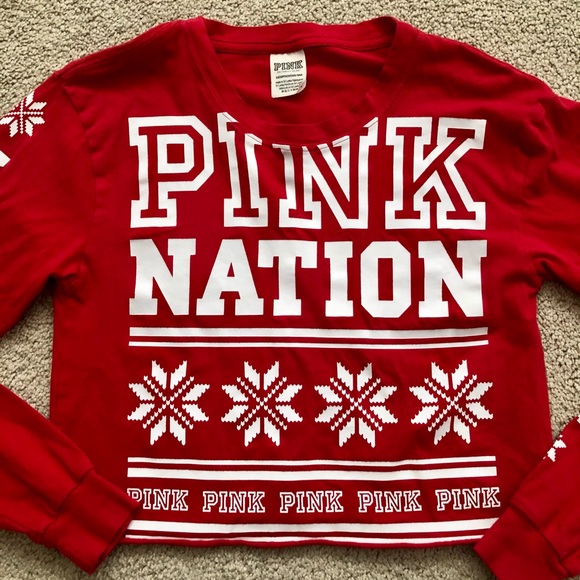 Women’s Cropped PINK shirt - Picture 2 of 5